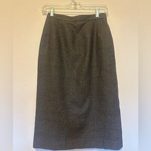 Vintage Cristian Dior wool pencil skirt